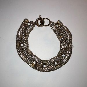 NWOT Gold Bling bracelet